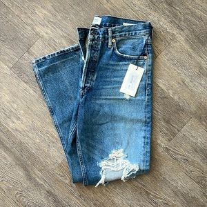 NWT - never worn Citizens of Humanity high rise straight jeans